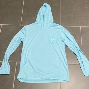 Guy Harvey hooded long sleeved shirt. Size Medium.